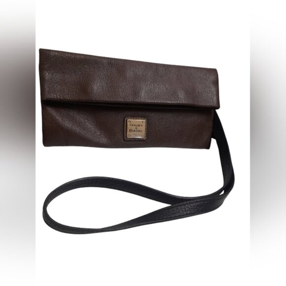 Dooney & Bourke Handbags - Dooney & Bourke - Shoulder Hand Clutch Bag - Brown